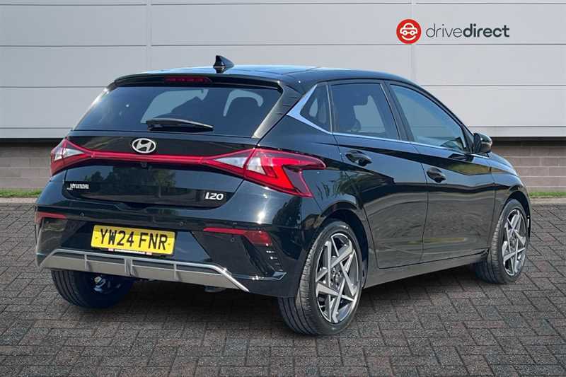 Hyundai I20 1.0 T-gdi Premium Hatchback Dct Euro 6 Black #3
