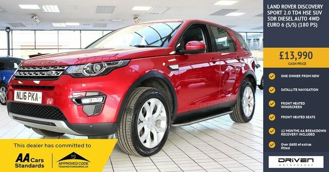 Land Rover Discovery Sport 2.0 Td4 Hse Suv 4Wd Euro 6 S S Red