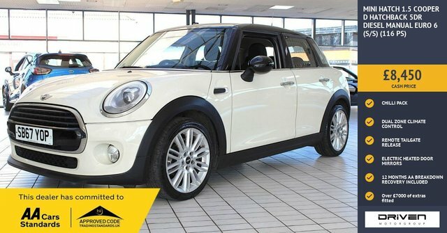 Mini Hatch 1.5 Cooper D Hatchback Euro 6 S White