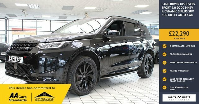 Land Rover Discovery Sport 2.0 D200 Mhev R-dynamic S Plus Suv Black