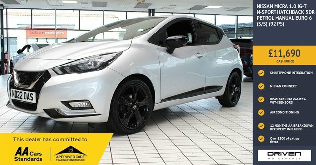 Nissan Micra 1.0 Ig-t N-sport Hatchback Euro Silver