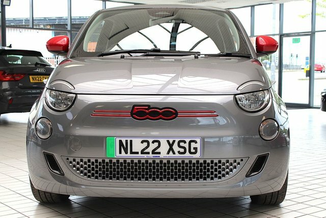 Fiat 500E Red Hatchback NL22XSG Grey #4