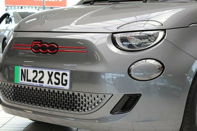 Fiat 500E Red Hatchback NL22XSG Grey #2