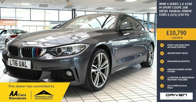 BMW 4 Series Gran Coupe 2.0 420D M Sport Coupe Xdrive Eu Grey
