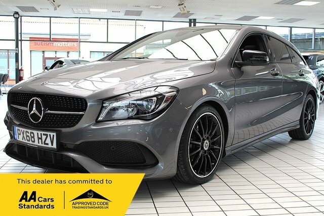 Mercedes-Benz CLA Class 2.1 Cla220d Amg Line Night Edition Plus Shooting PX68HZV Black #2