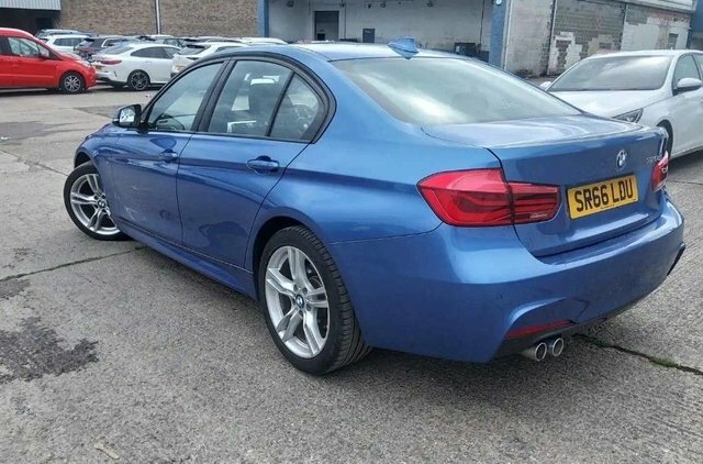 BMW 3 Series 2.0 320D M Sport Saloon Euro 6 Blue #3