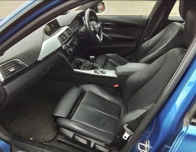 BMW 3 Series 2.0 320D M Sport Saloon Euro 6 Blue #4