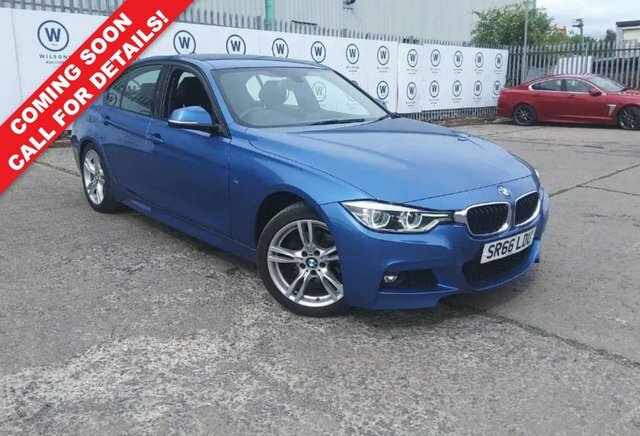 BMW 3 Series 2.0 320D M Sport Saloon Euro 6 Blue #2