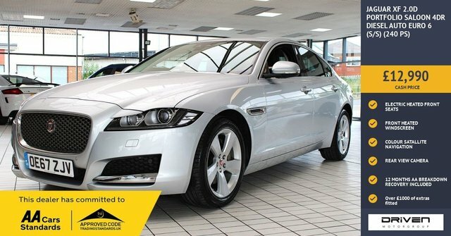 Jaguar XF 2.0D Portfolio Saloon Euro 6 S S Silver
