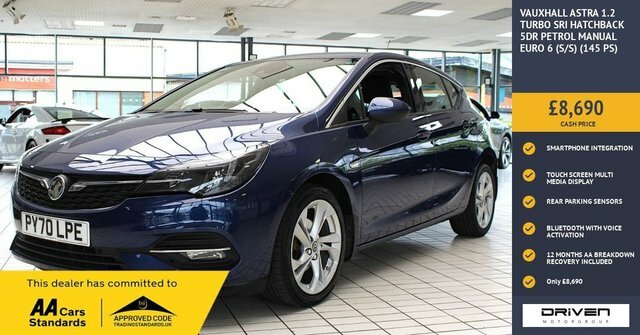 Vauxhall Astra 1.2 Turbo Sri Hatchback Euro 6 Blue