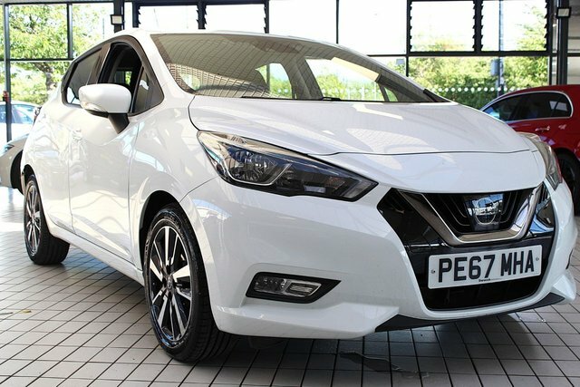 Nissan Micra 1.0 Acenta Hatchback Euro 6 71 PE67MHA White #6