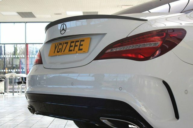 Mercedes-Benz CLA Class Cla200d Amg Line Coupe YG17EFE White #6
