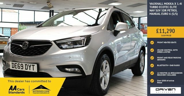 Vauxhall Mokka X 1.4I Turbo Ecotec Elite Nav Suv Silver