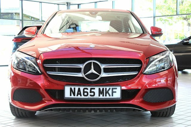 Mercedes-Benz C Class 2.0 C200 Sport Saloon 7G-tronic Euro 6 Red #4