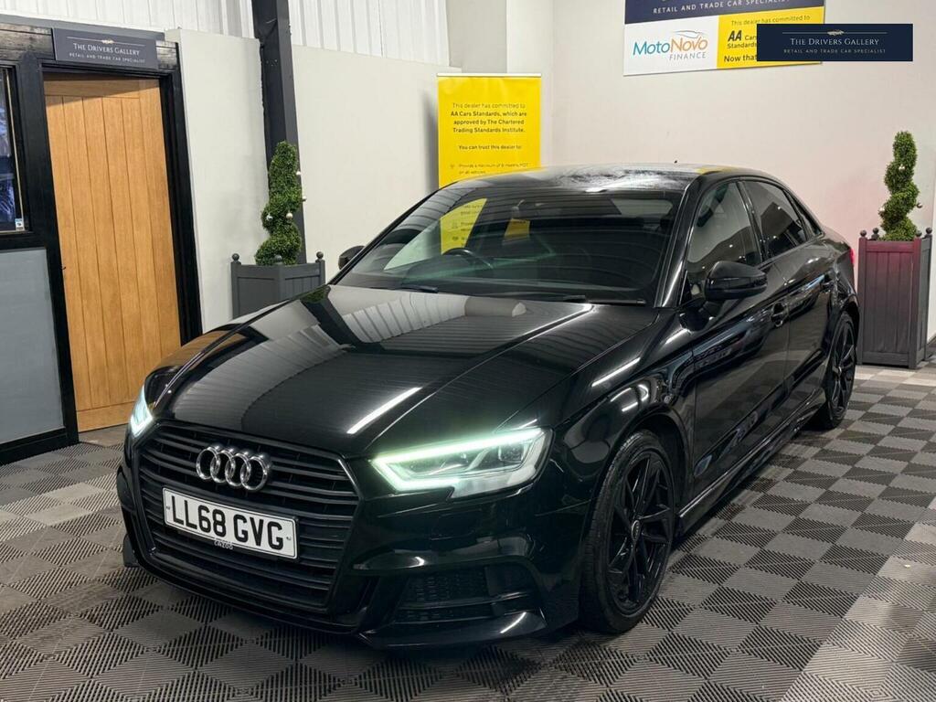 Audi A3 Saloon 1.0 Tfsi 30 Black Edition S Tronic Euro 6 LL68GVG Black #2