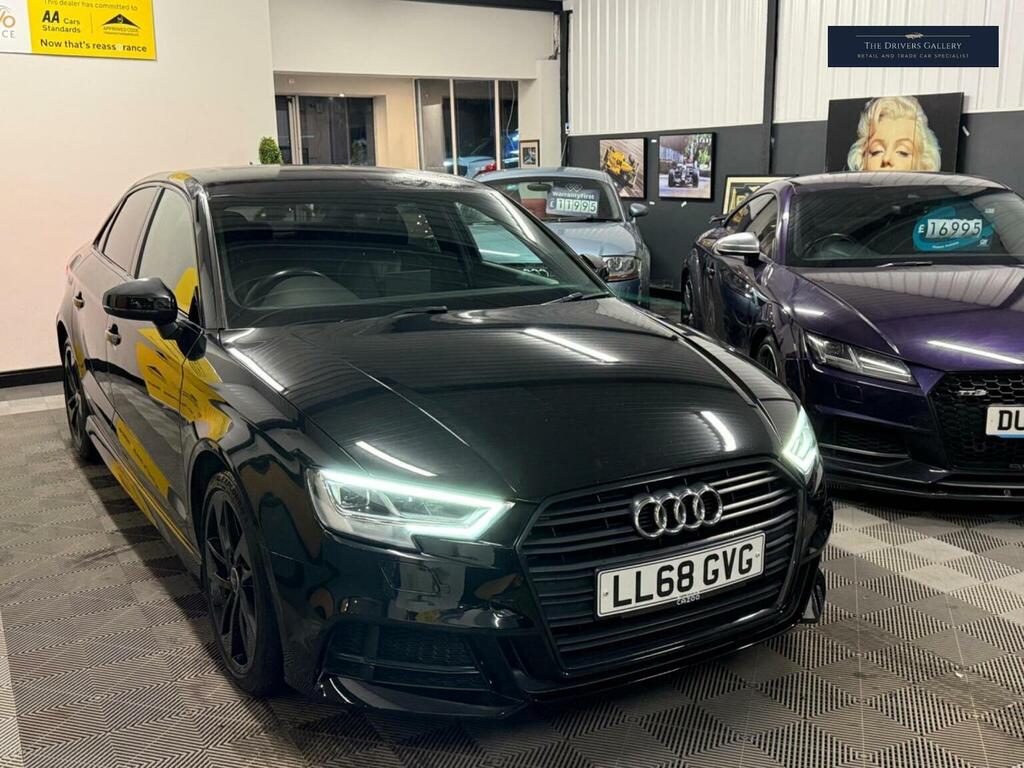 Audi A3 Saloon 1.0 Tfsi 30 Black Edition S Tronic Euro 6 LL68GVG Black #6