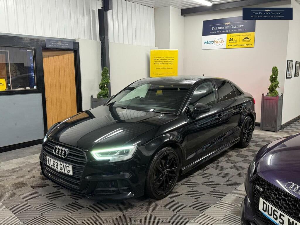 Audi A3 Saloon 1.0 Tfsi 30 Black Edition S Tronic Euro 6 LL68GVG Black #3
