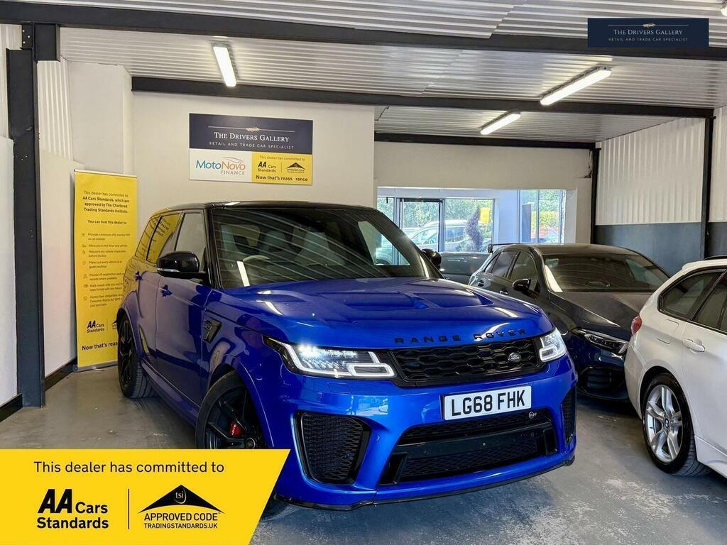 Land Rover Range Rover Sport Suv 5.0 P575 V8 Svr 4Wd Euro 6 Ss 201 LG68FHK Blue