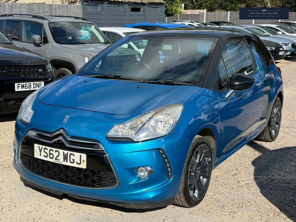 Citroen DS3 Hatchback 1.6 E-hdi Airdream Dstyle Plus Euro 5 S YS62WGJ Blue #2