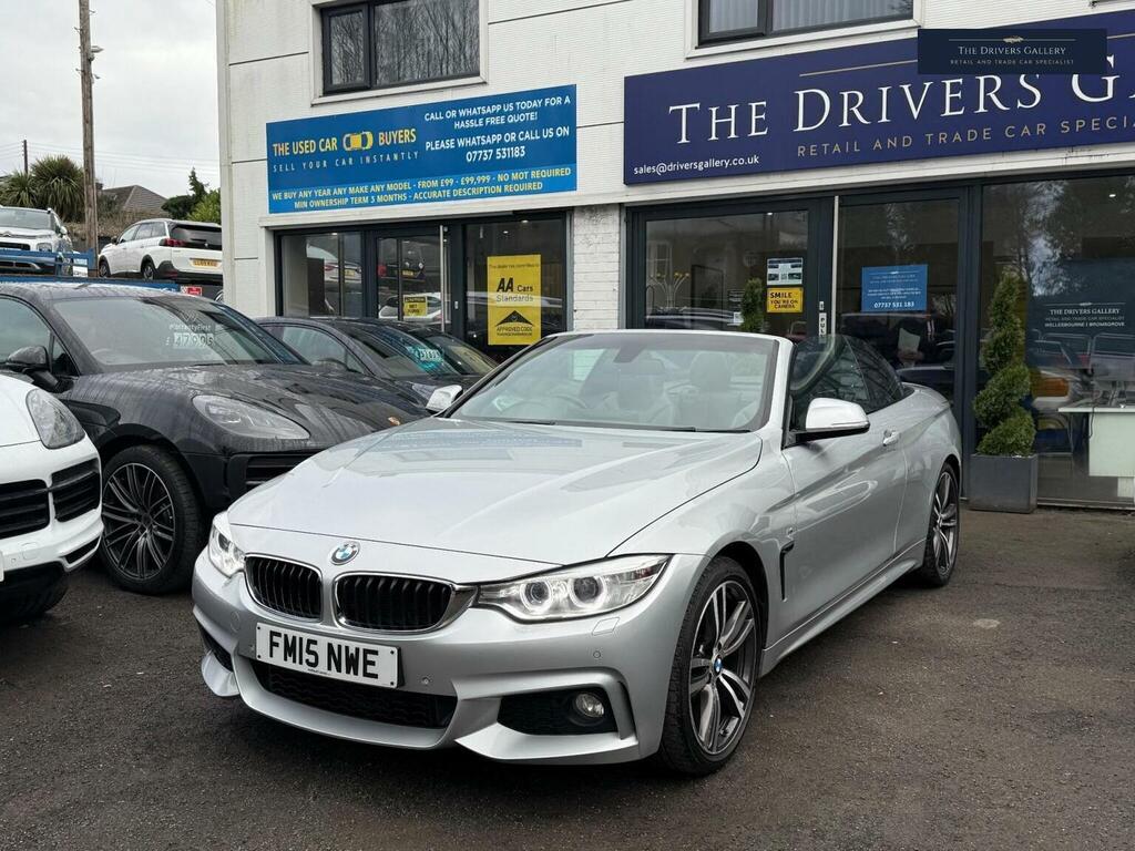BMW 4 Series Convertible 2.0 420D M Sport Euro 6 Ss Silver