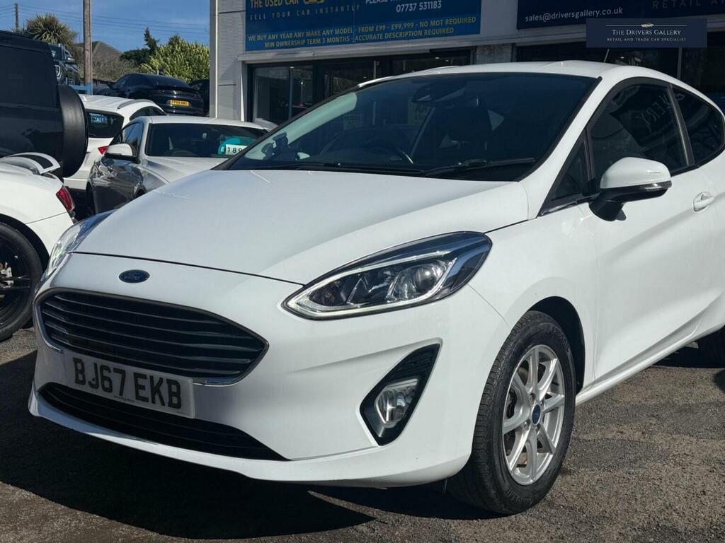 Ford Fiesta Hatchback 1.1 Ti-vct Zetec Euro 6 Ss 2017 BJ67EKB White #4
