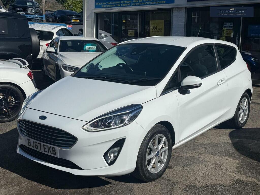 Ford Fiesta Hatchback 1.1 Ti-vct Zetec Euro 6 Ss 2017 BJ67EKB White #3