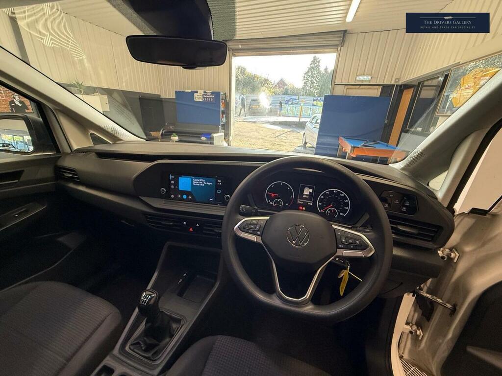 Volkswagen Caddy Panel Van 2.0 Tdi C20 Commerce Swb Euro 6 Ss BG71XZZ White #6