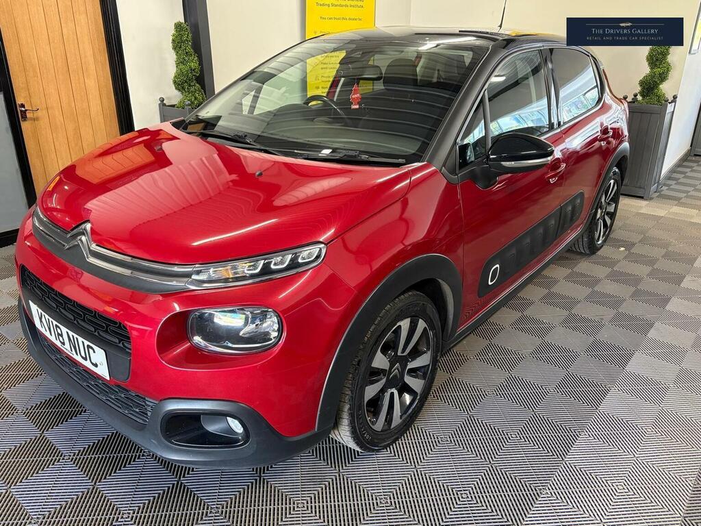 Citroen C3 Hatchback 1.2 Puretech Flair Euro 6 201818 KV18NUC Red #5