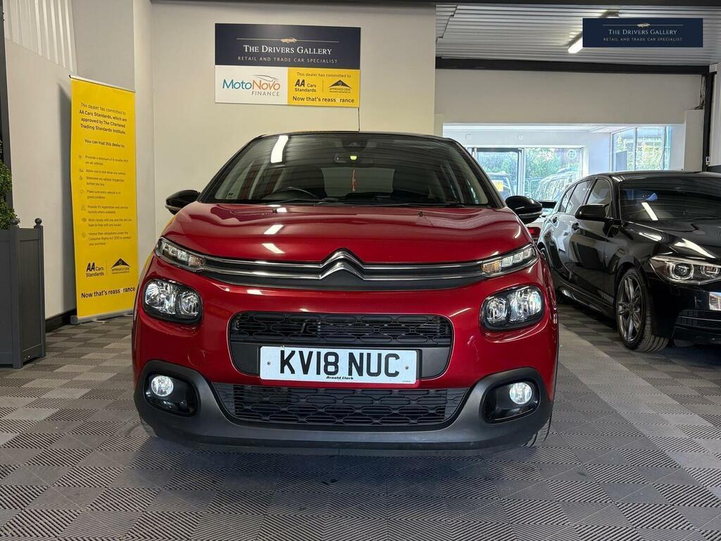 Citroen C3 Hatchback 1.2 Puretech Flair Euro 6 201818 KV18NUC Red #3