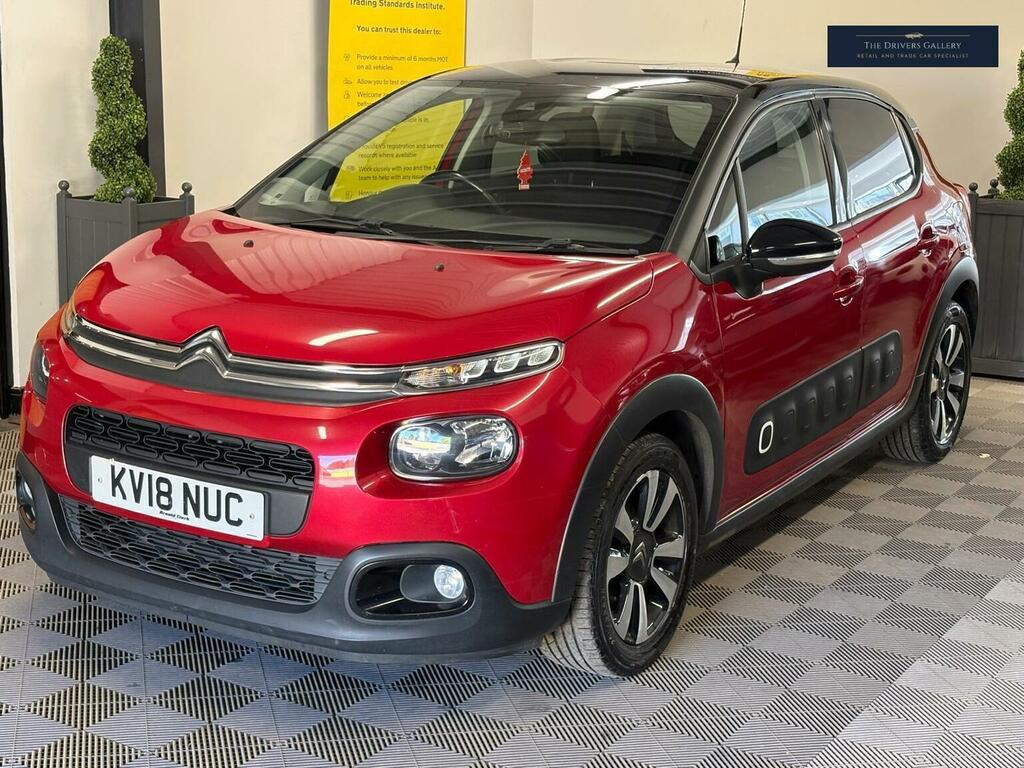 Citroen C3 Hatchback 1.2 Puretech Flair Euro 6 201818 KV18NUC Red #6