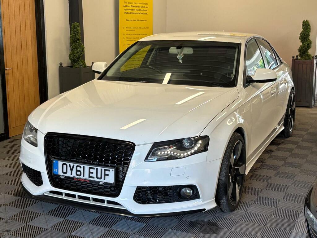 Audi A4 Saloon 2.0 Tfsi Dynamik Quattro Euro 5 Ss White #2