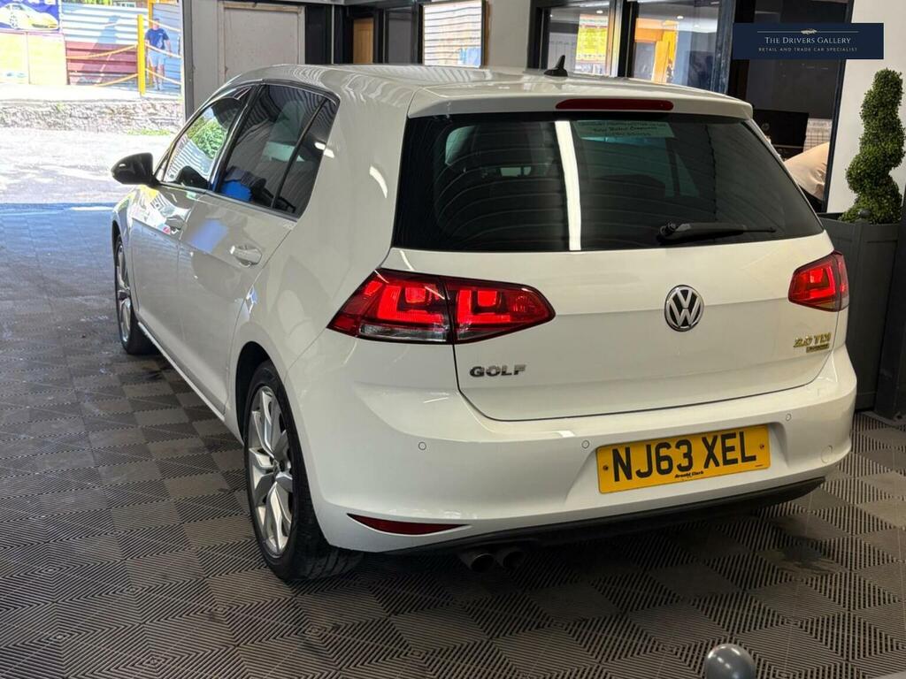 Volkswagen Golf Hatchback 2.0 Tdi Bluemotion Tech Gt Euro 5 Ss White #6
