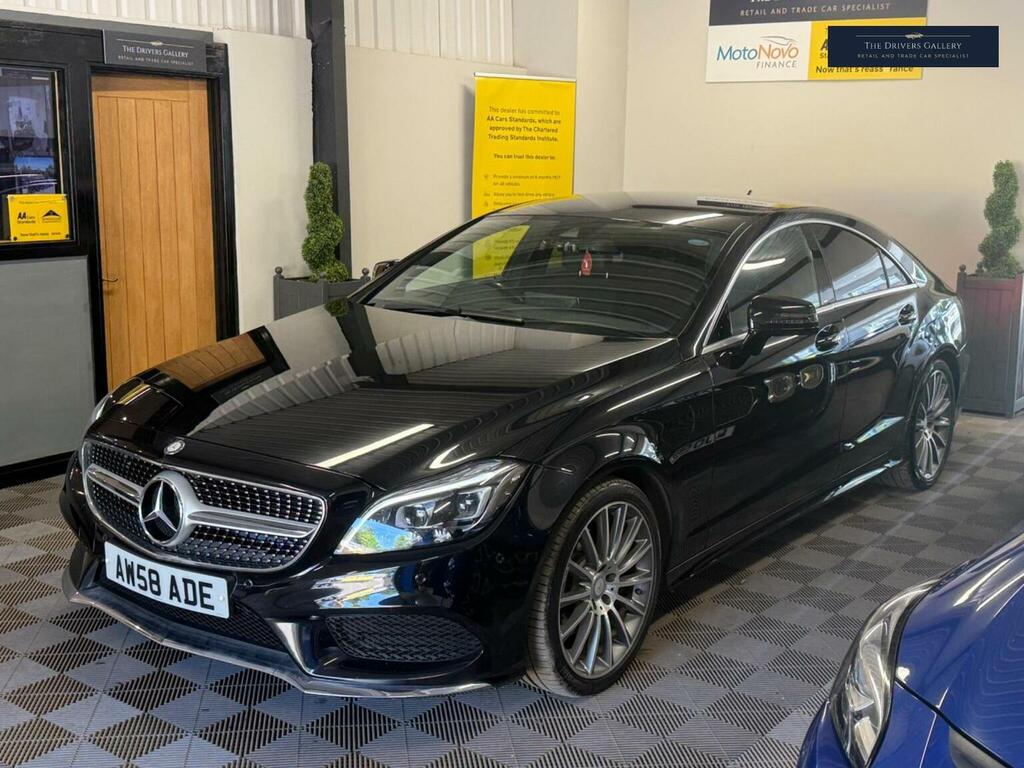 Mercedes-Benz CLS Saloon 2.1 Cls220d Amg Line Coupe G-tronic Euro 6 AW58ADE Black #5