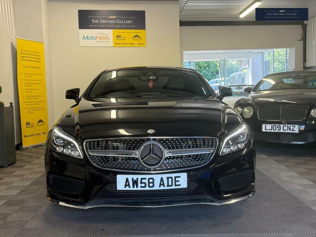 Mercedes-Benz CLS Saloon 2.1 Cls220d Amg Line Coupe G-tronic Euro 6 AW58ADE Black #3