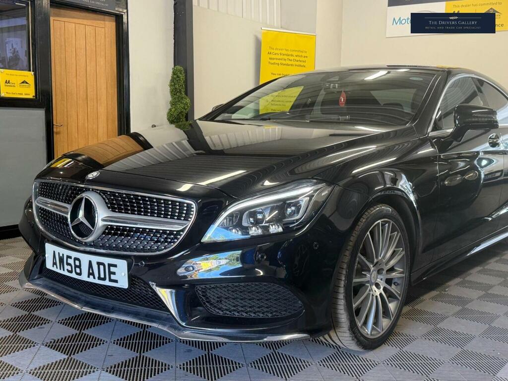 Mercedes-Benz CLS Saloon 2.1 Cls220d Amg Line Coupe G-tronic Euro 6 AW58ADE Black #4