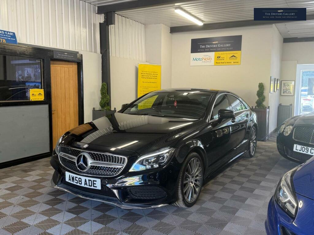 Mercedes-Benz CLS Saloon 2.1 Cls220d Amg Line Coupe G-tronic Euro 6 Black
