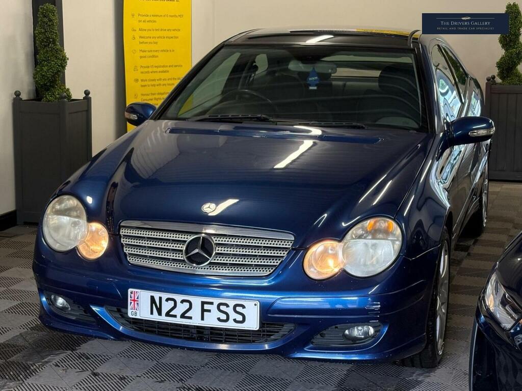 Mercedes-Benz C Class Coupe 1.8 C200 Kompressor Se 200606 Blue #2