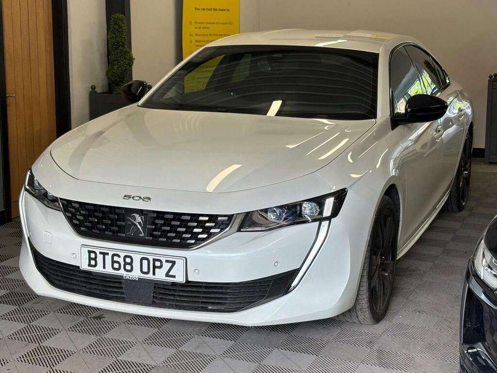 Peugeot 508 1.5 Bluehdi Gt Line Fastback Euro 6 Ss White #2