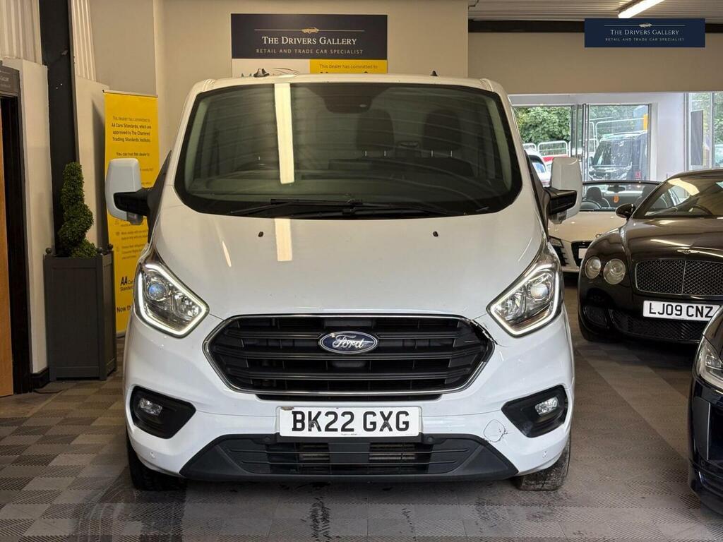 Ford Transit Custom Panel Van 2.0 300 Ecoblue Limited L2 H1 Euro 6 S BK22GXG White #3