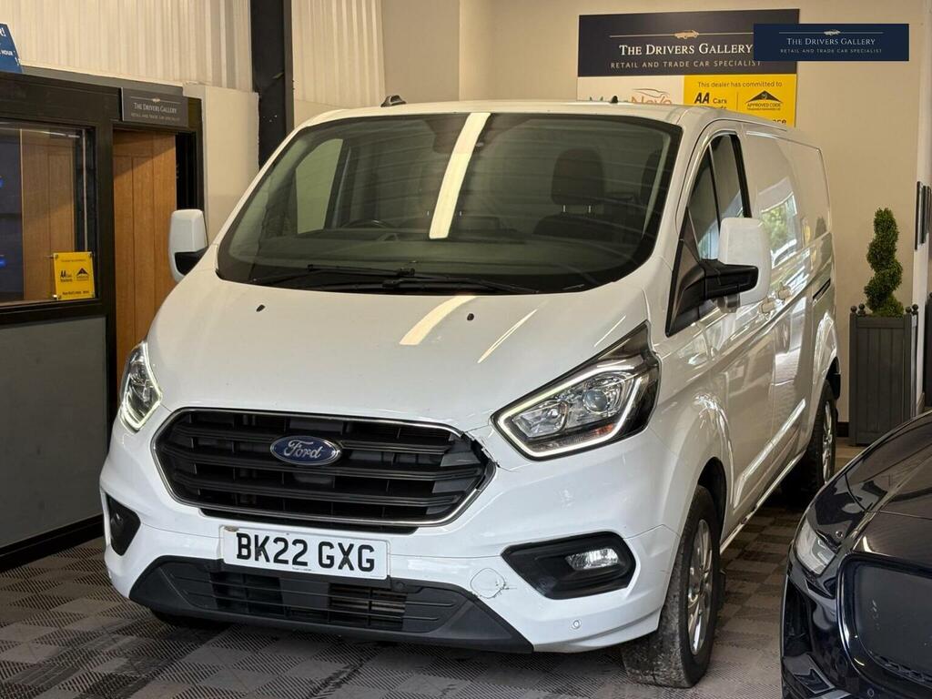 Ford Transit Custom Panel Van 2.0 300 Ecoblue Limited L2 H1 Euro 6 S BK22GXG White #2