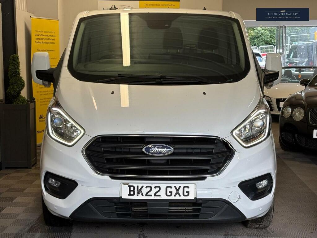 Ford Transit Custom Panel Van 2.0 300 Ecoblue Limited L2 H1 Euro 6 S BK22GXG White #4