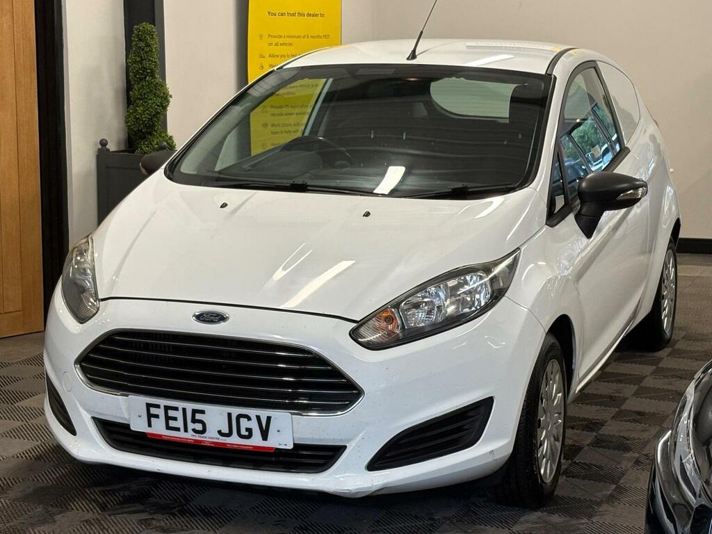 Ford Fiesta 1.6 Tdci Econetic II Panel Van White #2