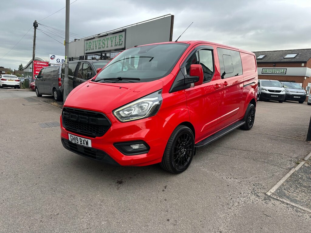 Ford Transit Custom 2.0 320 Ecoblue Limited Crew Van Double Cab Di GH19BXW Red #3