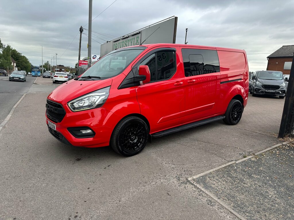 Ford Transit Custom 2.0 320 Ecoblue Limited Crew Van Double Cab Di GH19BXW Red #4