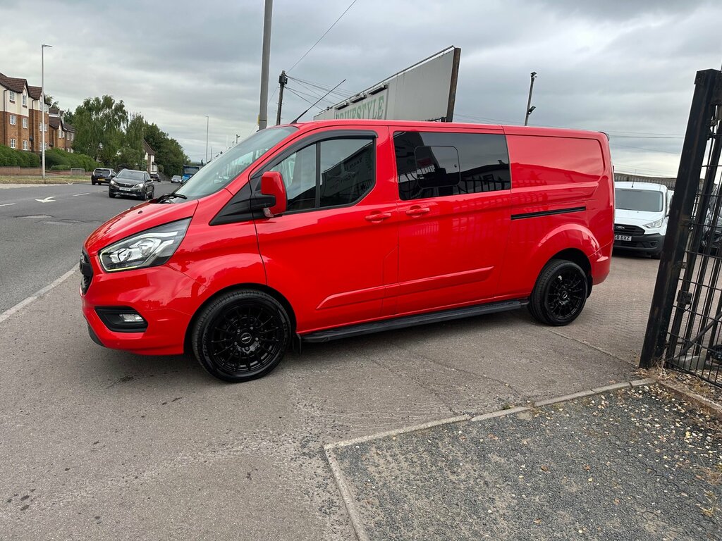 Ford Transit Custom 2.0 320 Ecoblue Limited Crew Van Double Cab Di GH19BXW Red #5