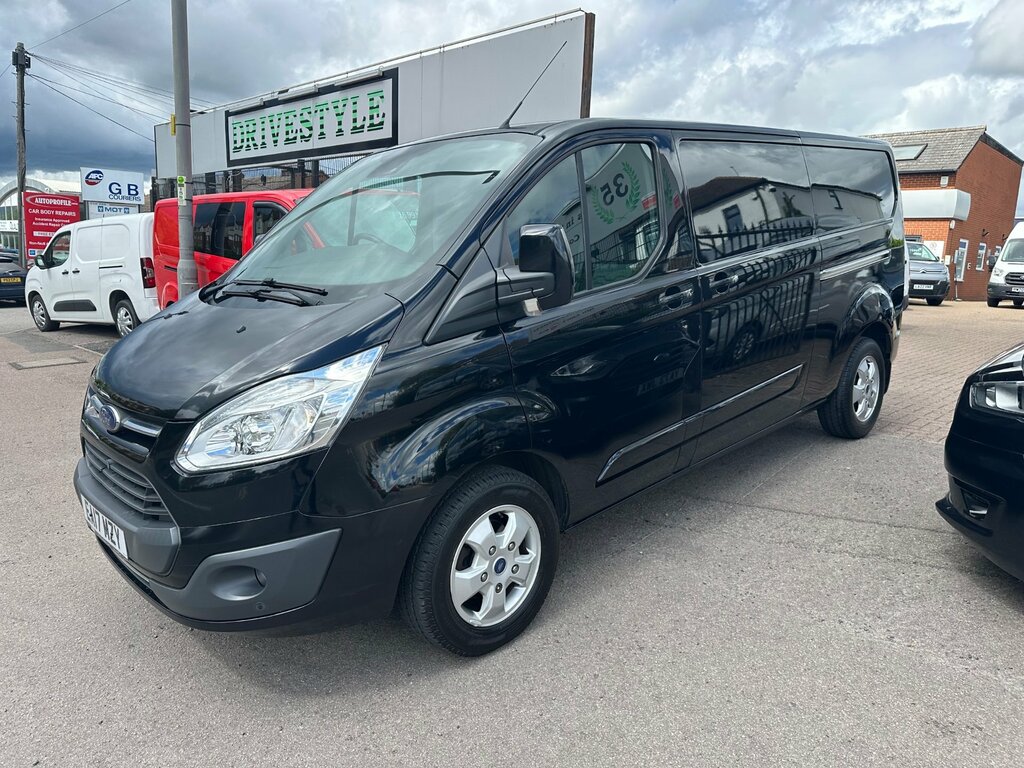 Ford Transit Custom 2.0 Tdci 290 Limited Panel Van L EA17MZY Black #4