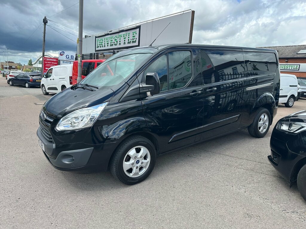 Ford Transit Custom 2.0 Tdci 290 Limited Panel Van L EA17MZY Black #5