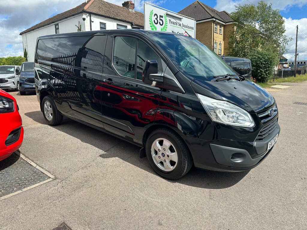 Ford Transit Custom 2.0 Tdci 290 Limited Panel Van L EA17MZY Black #2