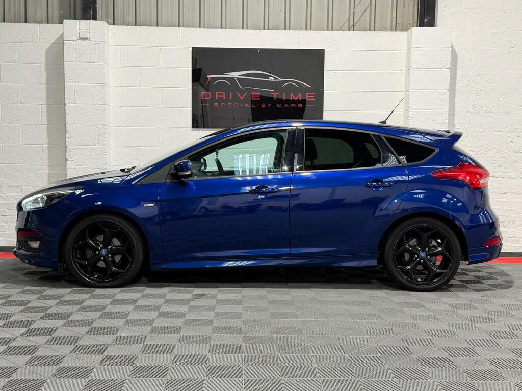 Ford Focus 1.0T Ecoboost St-line Euro 6 Ss SJ66ZNH Blue #6