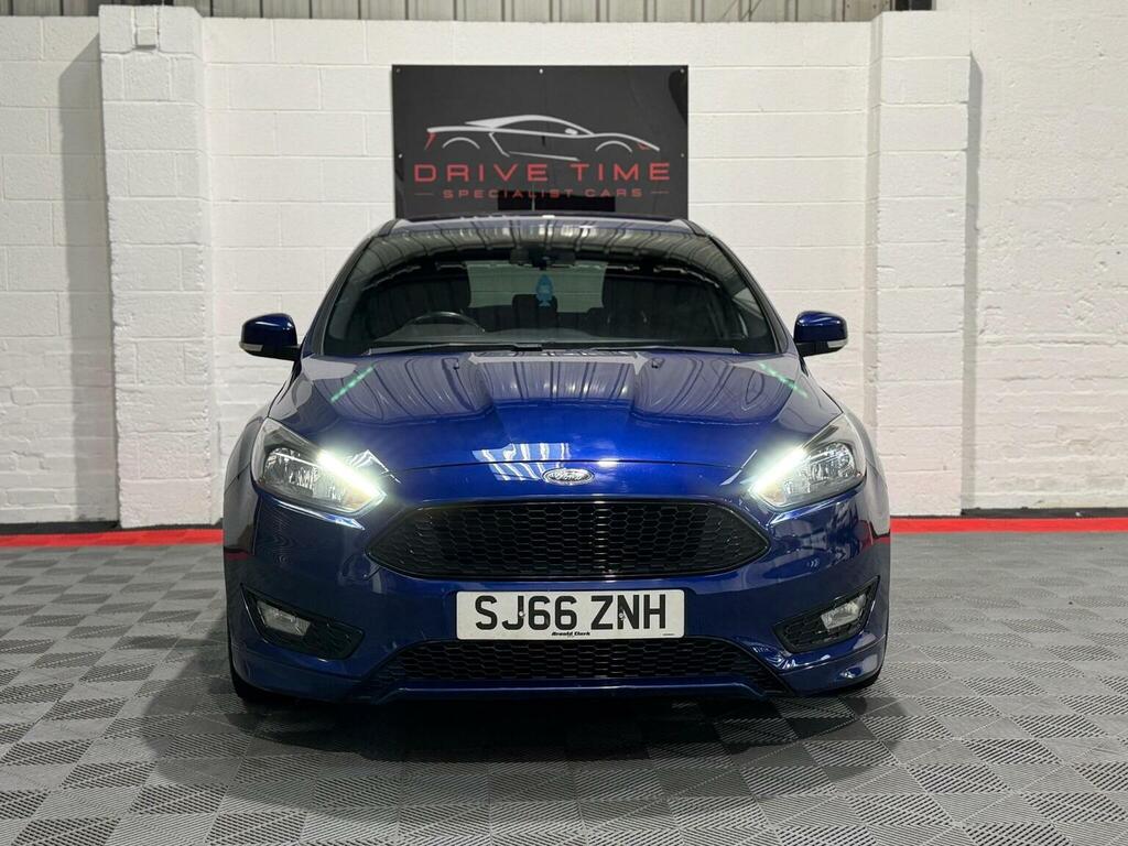 Ford Focus 1.0T Ecoboost St-line Euro 6 Ss SJ66ZNH Blue #3